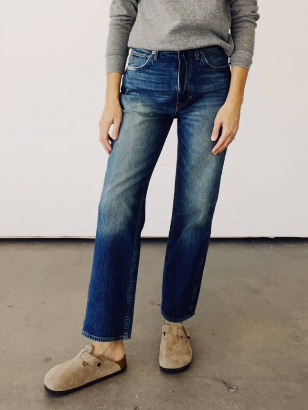 Hey Gang The Straight Richman Wash sz 7 - NWT